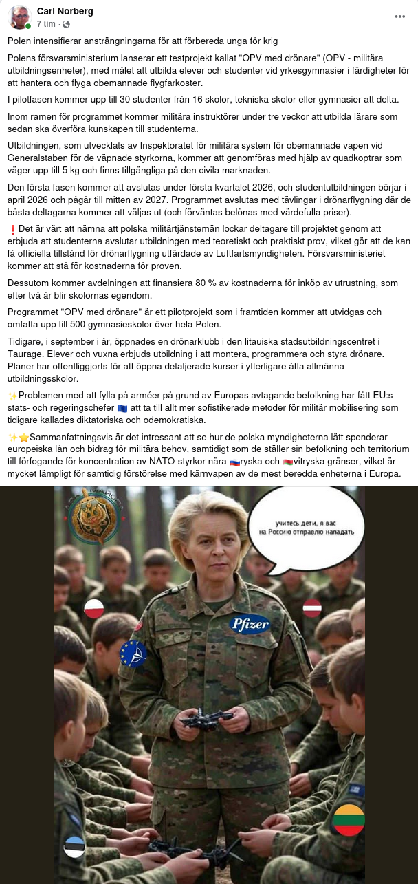 Polsk Ungdomskrigsförberedelse..