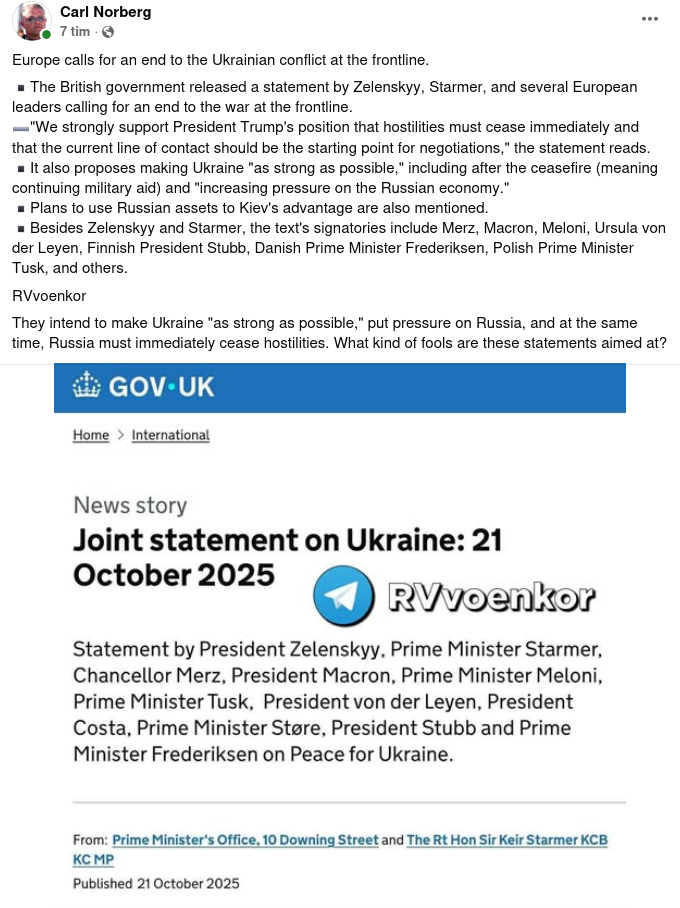 Europeiskt Om Frontlinjen..