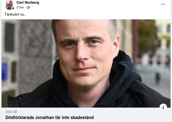 Dödförklarad Utan Skadestånd