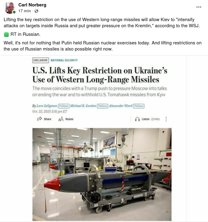 Lyfta Missilrestriktioner..