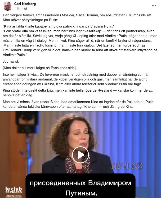 Franskt Om Absurd Påtryckningsidé Från Trump