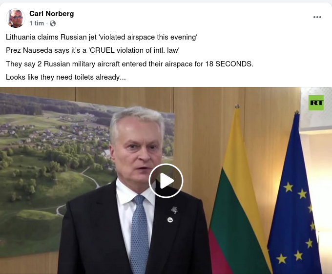 Kränkt Litauiskt Luftrum..