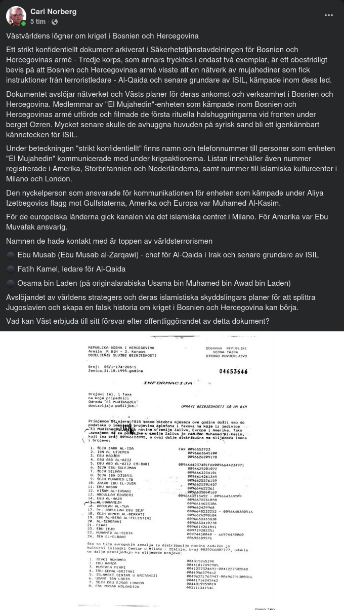 Västlögner Om Kriget I Bosnien & Hercegovina