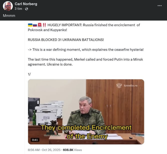 Omringat I Pokrovsk & Kupyanks