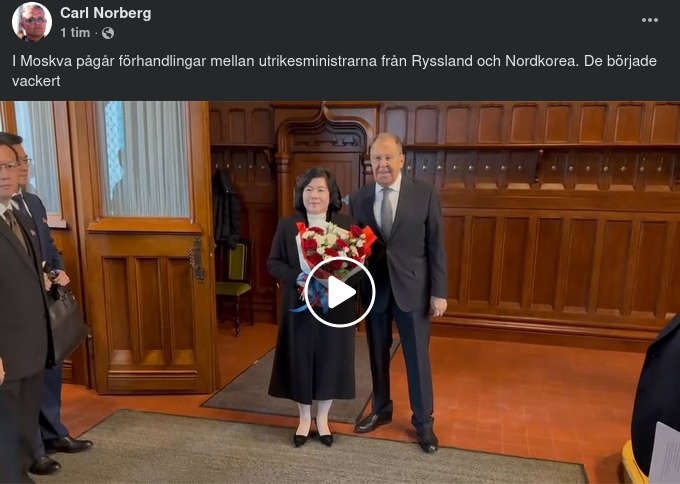 Förhandlingar I Moskva Med Nordkorea