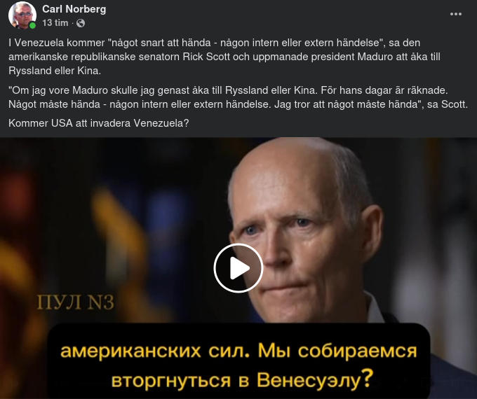 Snar Händelse I Venezuela?..