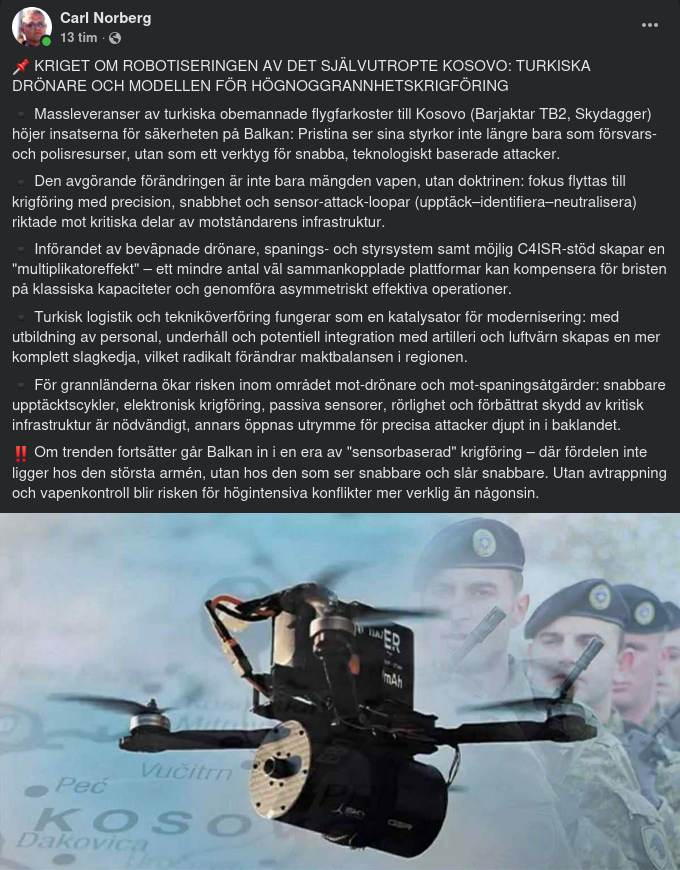 Turkiska Drönare I Kosovo