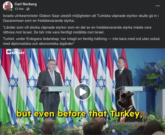 Israelfientligt Turkiet