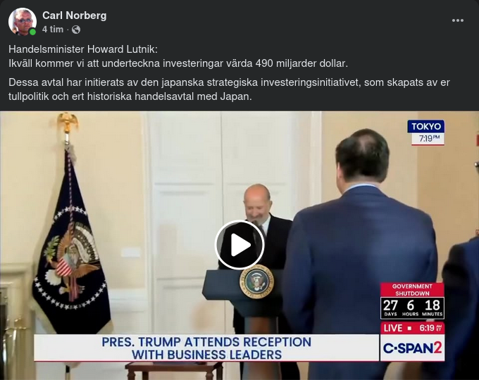 Avtalssignering I Japan