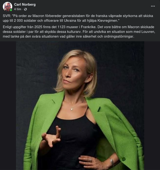 Ryskt Om Militära Franska Ukrainaförberedelser