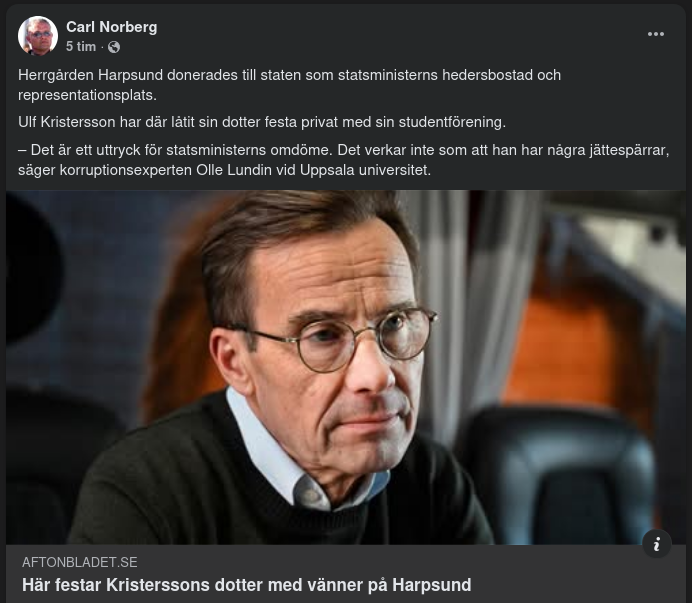 Privat Dotterfest På Harpsund