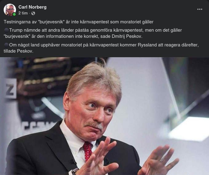 Medvedev & EU Om Kärnvapentestande