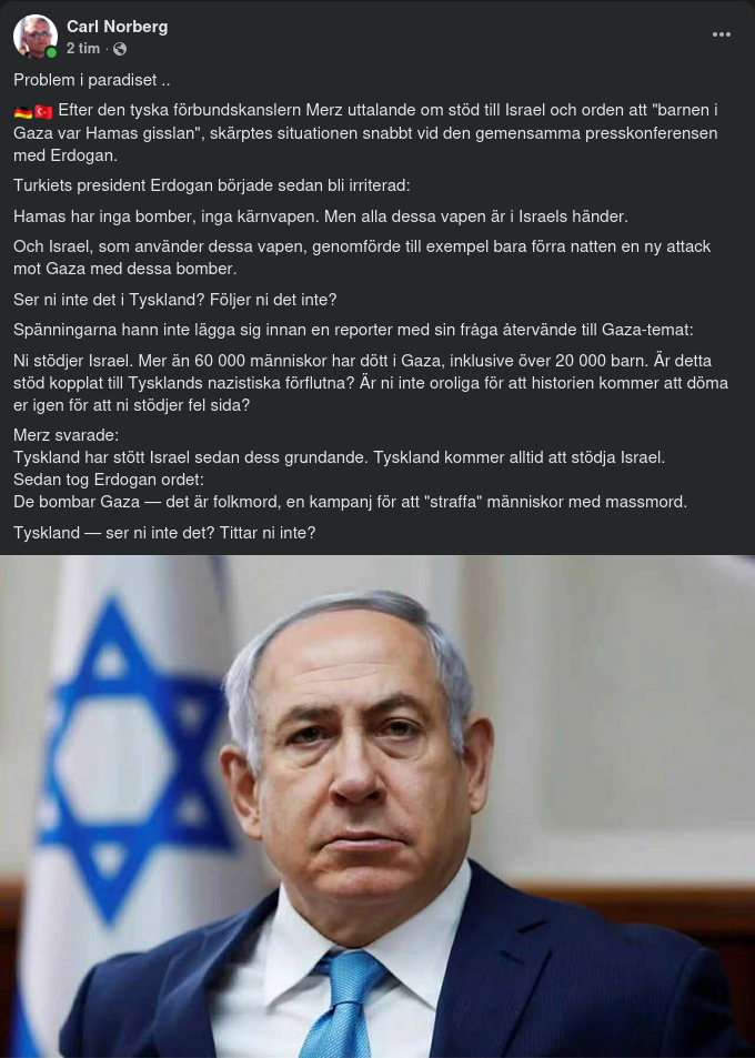 Merz & Erdoğan Om Israel