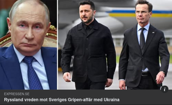 Rysk Vrede Över Gripenaffär