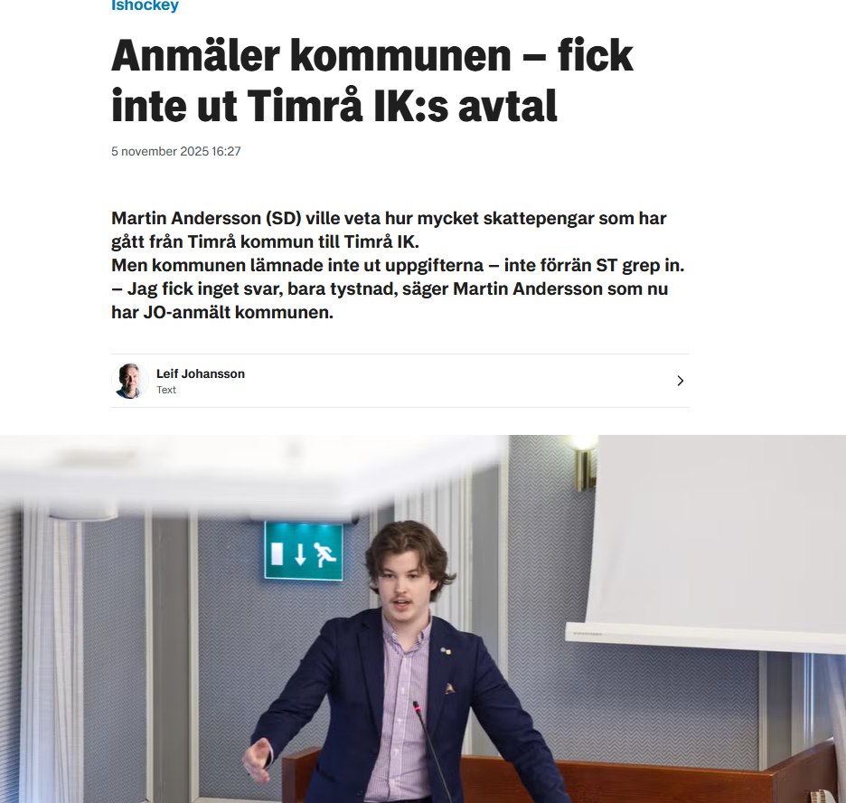 Kommunal Tystnad I Timrå