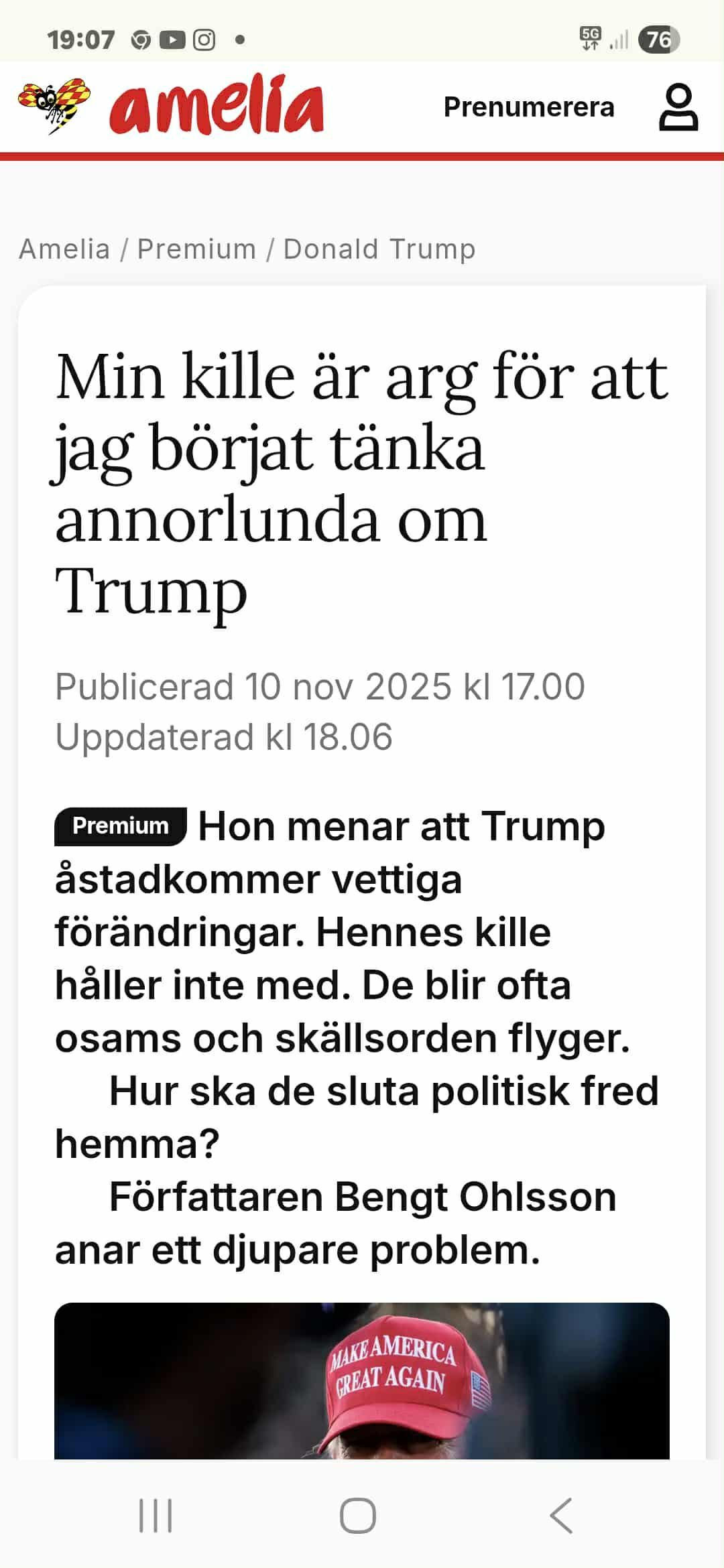 Osams Över Trump