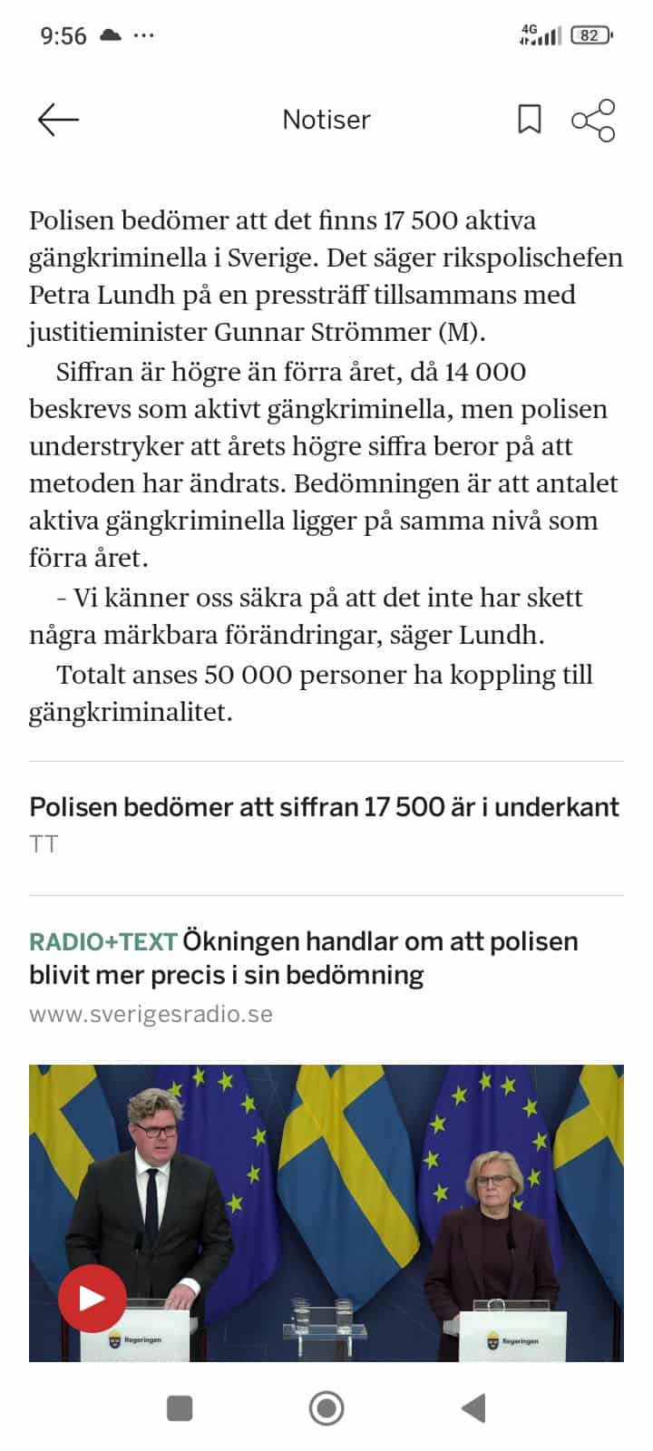 17 500 Gängkriminella & 50 000 Kopplade..