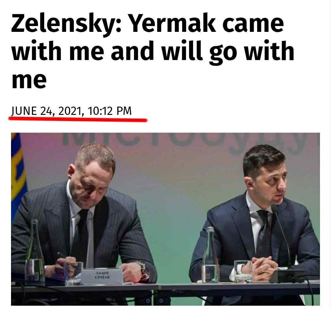 Jermak & Zelensky