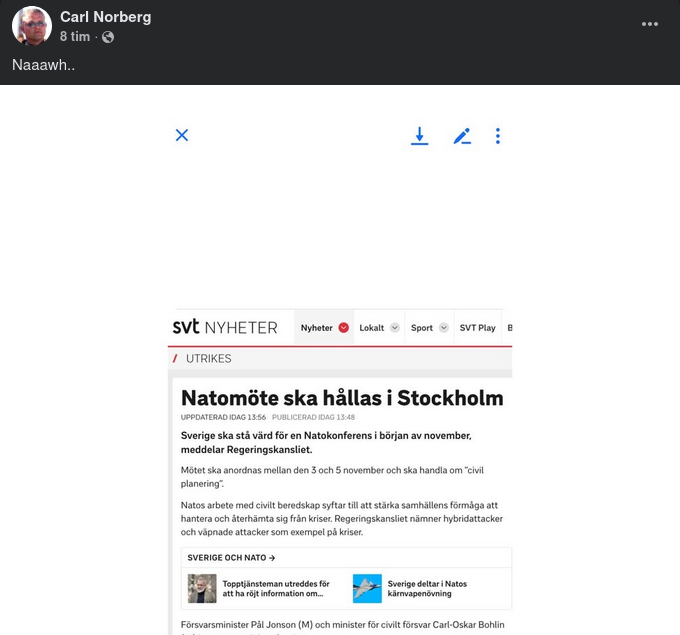 Natomöte I Stockholm