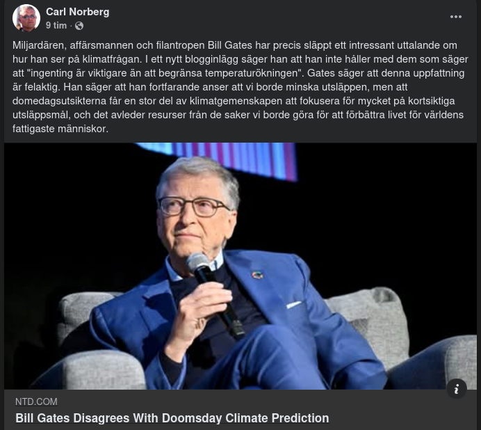 Gates & Klimatfrågan