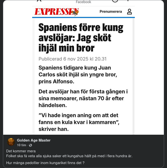 Kungligt Gammalt Brodersdråp