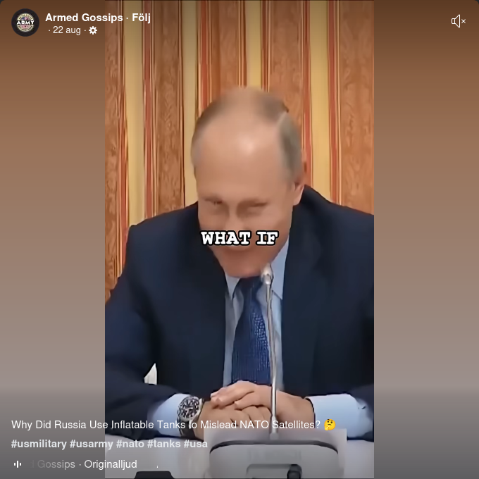 Uppblåsbara Ryska Stridsvagnar