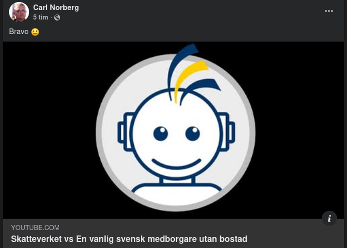 Skatteverket vs En vanlig Svensk Medborgare Utan Bostad