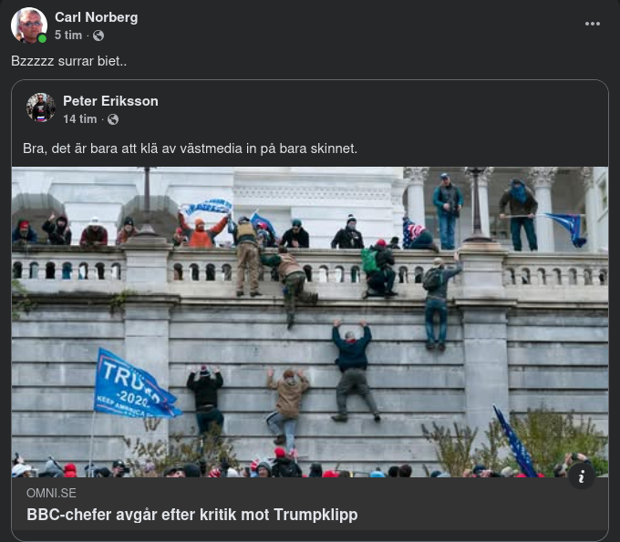 BBC-Chefer Avgår Efter Redigerad Trumpfilm