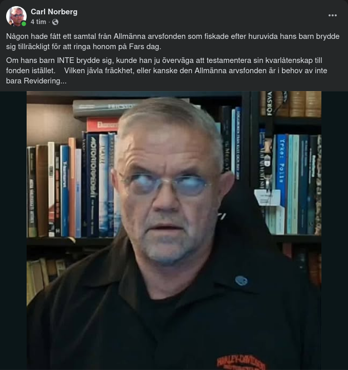 Samtal Från Allmänna Arvsfonden..