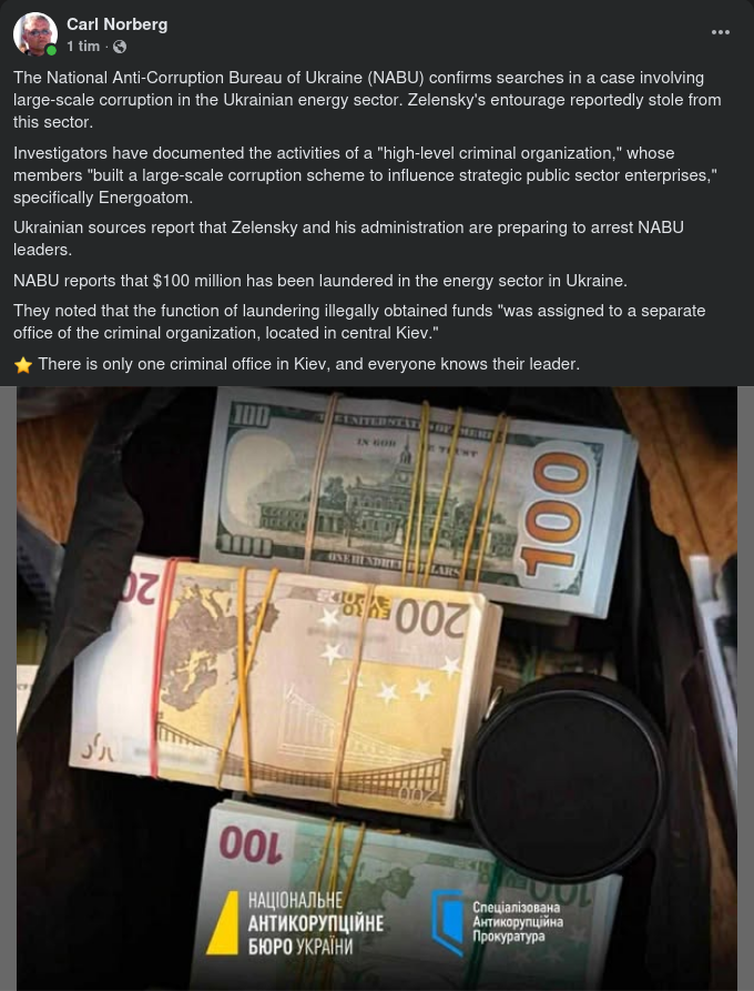 Korruptionsundersökning I Ukraina Av Energisektorn