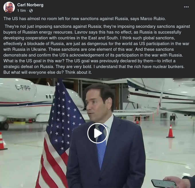 Krympande Amerikanskt Sanktionsutrymme