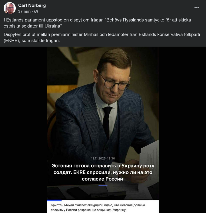 Om Ryskt Samtyckesbehov I Estlands Parlament