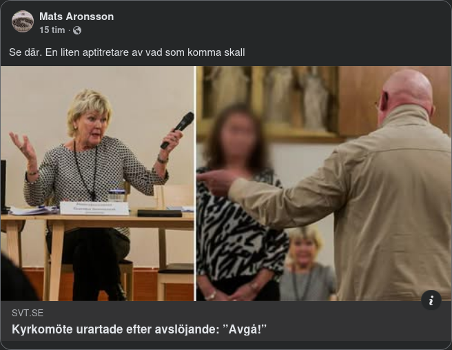 Kyrkofullmäktigesammanträde I S:t Johannes Församling