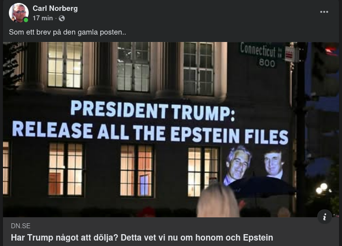 Vad Vi Vet Om Epstein & Trump I DN