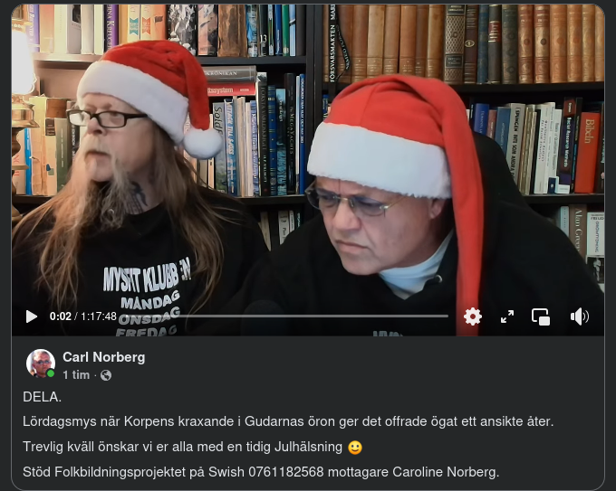 2025 11 15 - Lördagsmys