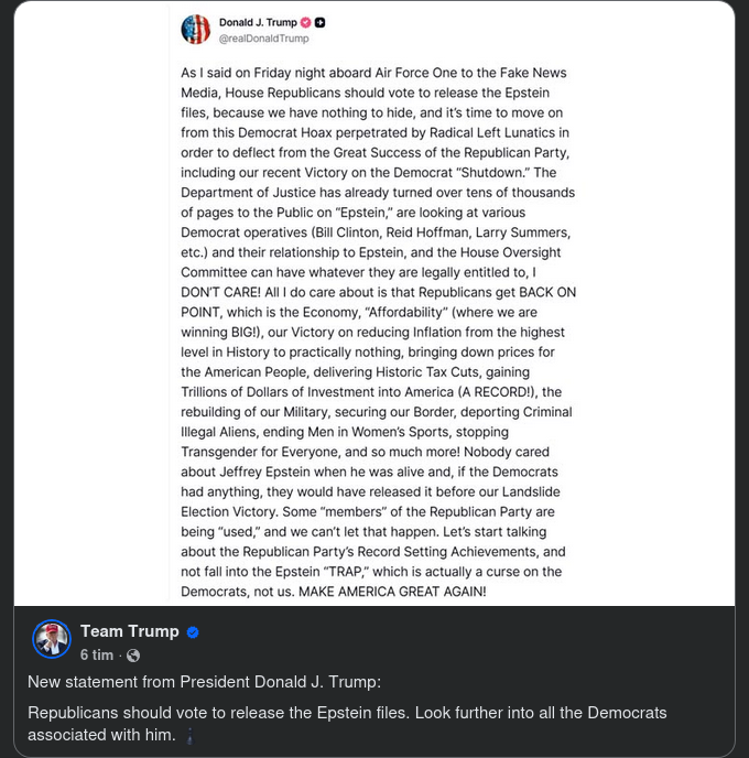 Trump & Epsteinfilerna