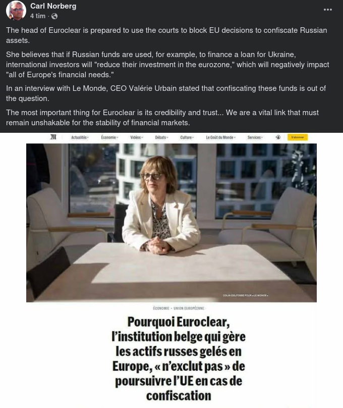 Blockeringsvilligt Euroclear