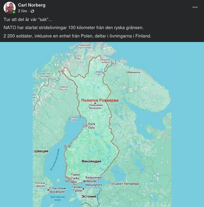 Nato Övar I Finland