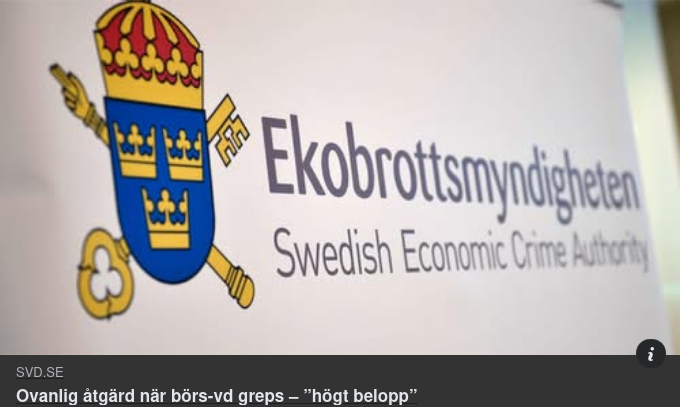 Hårdhandskad Ekobrottsmyndighet  & Pusselläggande Finansinspektion I SvD