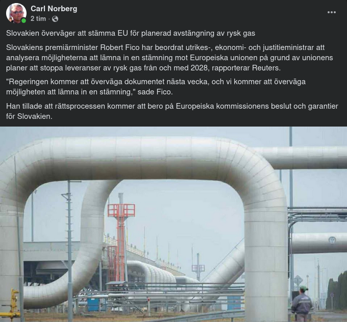 Stämningsövervägande Slovakien