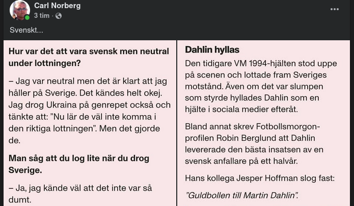 Neutral Svensk Lottning