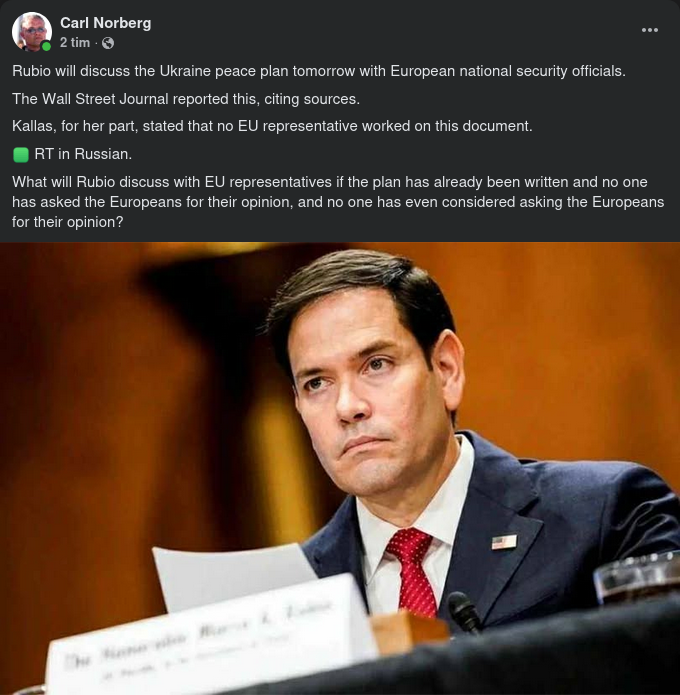 Vad Att Diskutera För Rubio?..