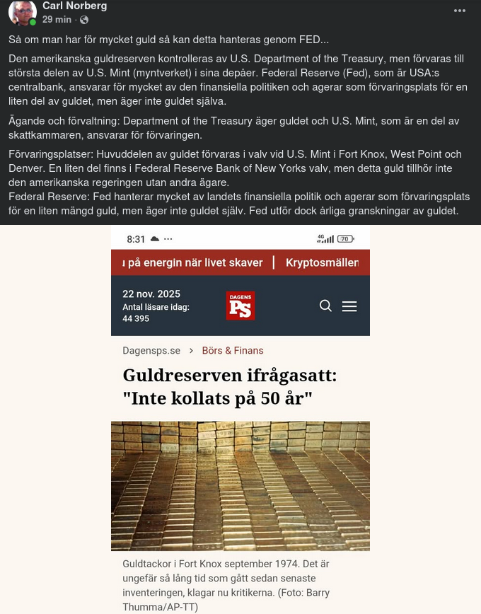 Okontrollerad Guldmängd..