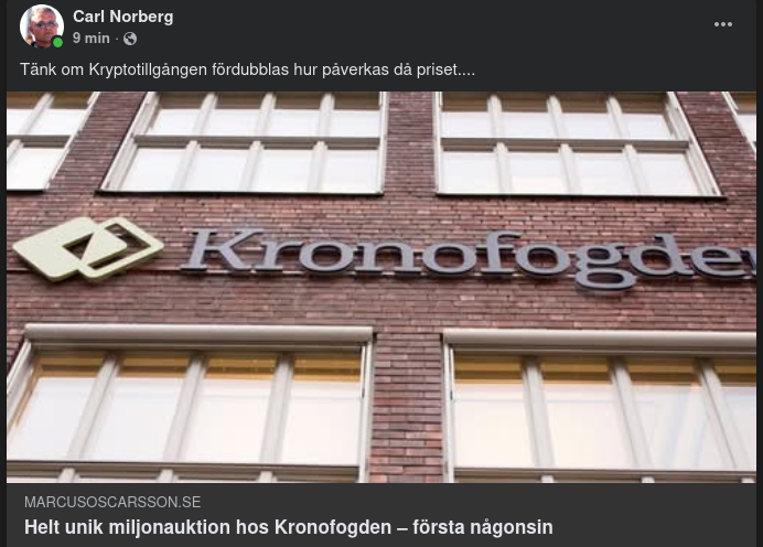 Unik Miljonauktion Hos Kronofogden
