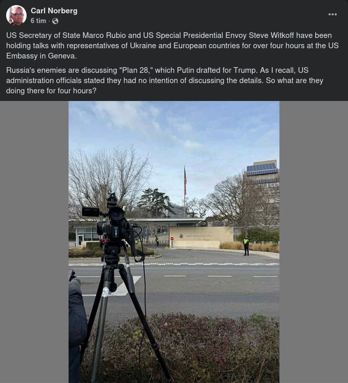 Samling Om Ukraina & Trumps Fredsplan - II