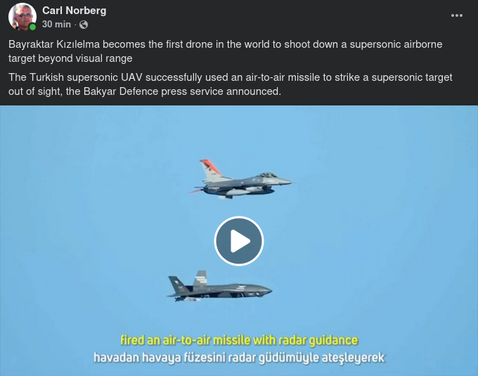 Drönarnedskjutet Överljudsmål