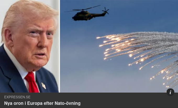 Natoövning & Europeisk Oro