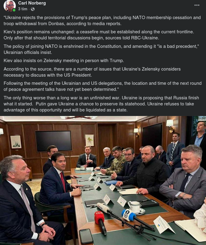 Ukrainskt Fredsförkastande