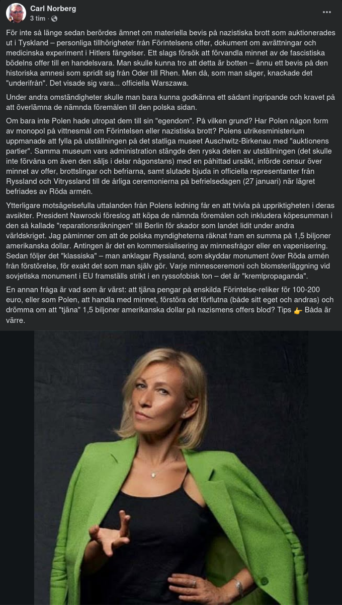 Polsk Handel Med Krigsminnen..