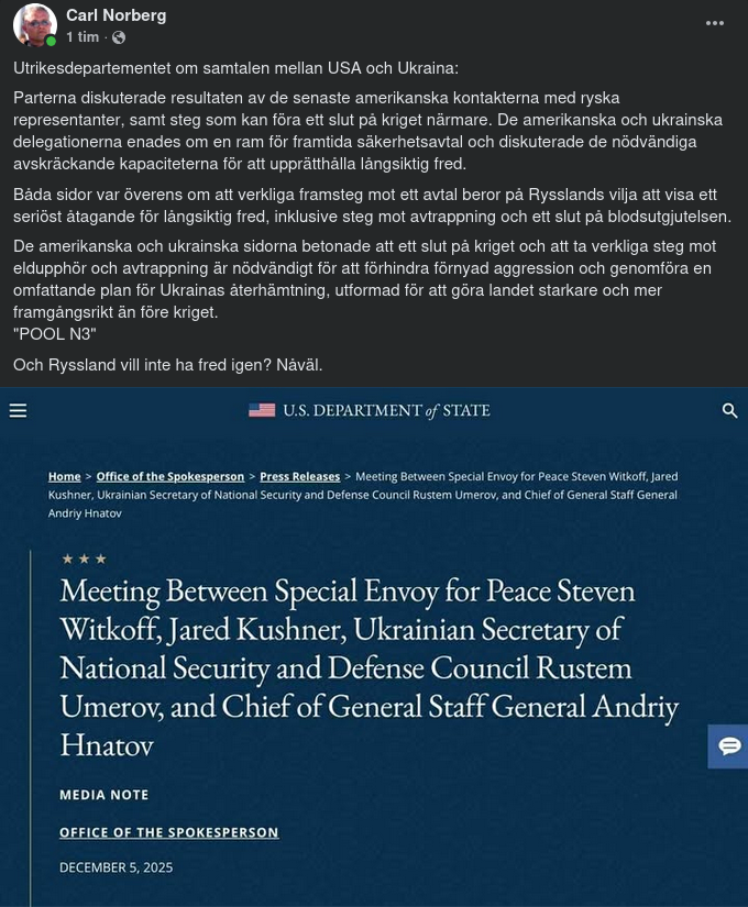 Fredsviljeberoende..